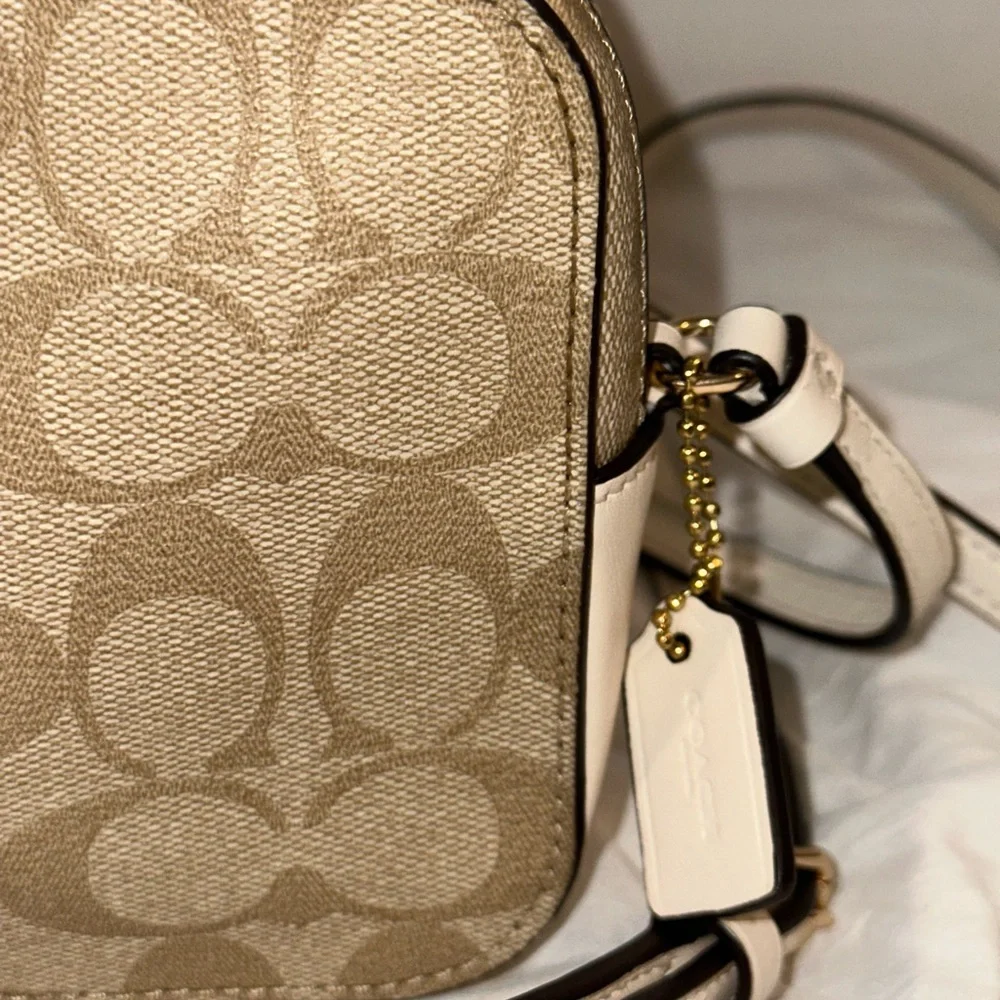 Coach Khaki/Chalk Signature Canvas Crossbody